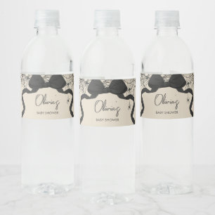 Étiquette Pour Bouteilles D'eau Baby Shower de la petite fée gothique Halloween