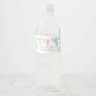 Étiquette Pour Bouteilles D'eau Baby shower de petits vêtements