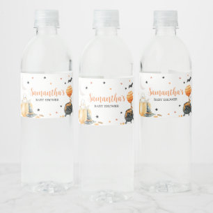 Étiquette Pour Bouteilles D'eau Baby shower d'Halloween du petit Citrouille Boo