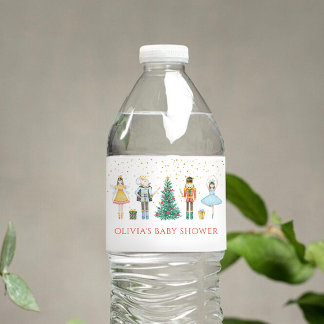 Étiquette Pour Bouteilles D'eau Baby Shower Noël Casse-Noisette