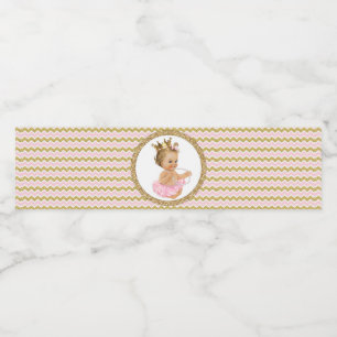 Étiquette Pour Bouteilles D'eau Ballerina Princess Baby shower bouteille d'eau Éti