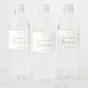 Étiquette Pour Bouteilles D'eau Baptême