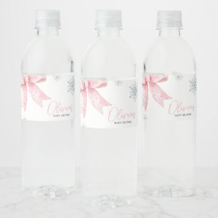 Étiquette Pour Bouteilles D'eau Bébé son froid à l'extérieur de Baby shower de la 