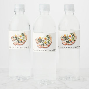 Étiquette Pour Bouteilles D'eau Belle livraison spéciale Pizza Baby shower Party