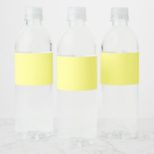 Étiquette Pour Bouteilles D'eau Beurre jaune