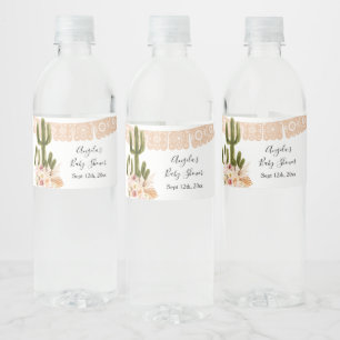 Étiquette Pour Bouteilles D'eau Boho Cactus Taco Bout Lotte d'eau Étiquette
