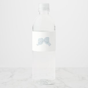 Étiquette Pour Bouteilles D'eau Bouteille d'eau bleu étiquette