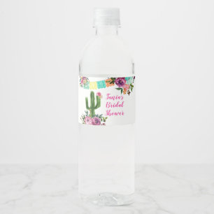 Étiquette Pour Bouteilles D'eau Bouteille d'eau Colorée Taco Mexicain sur l'Amour