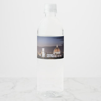 Étiquette Pour Bouteilles D'eau Cathédrale - Florance Italie