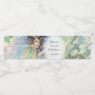 Étiquette Pour Bouteilles D'eau C'est une Fête des mariées Fairy Happy