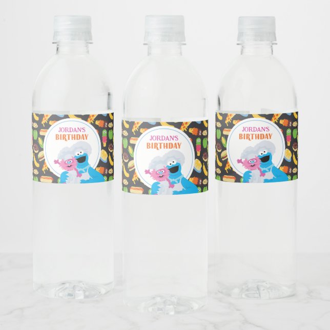 Étiquette Pour Bouteilles D'eau Chalet Monster Cookie Foodie Camion (Bouteilles)