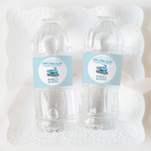 Étiquette Pour Bouteilles D'eau Chugga Deux Choo Choo Train 2e fête d'anniversaire