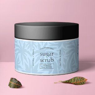 Étiquette Pour Bouteilles D'eau Clair bleu moderne Cosmétique Jar imperméable Étiq