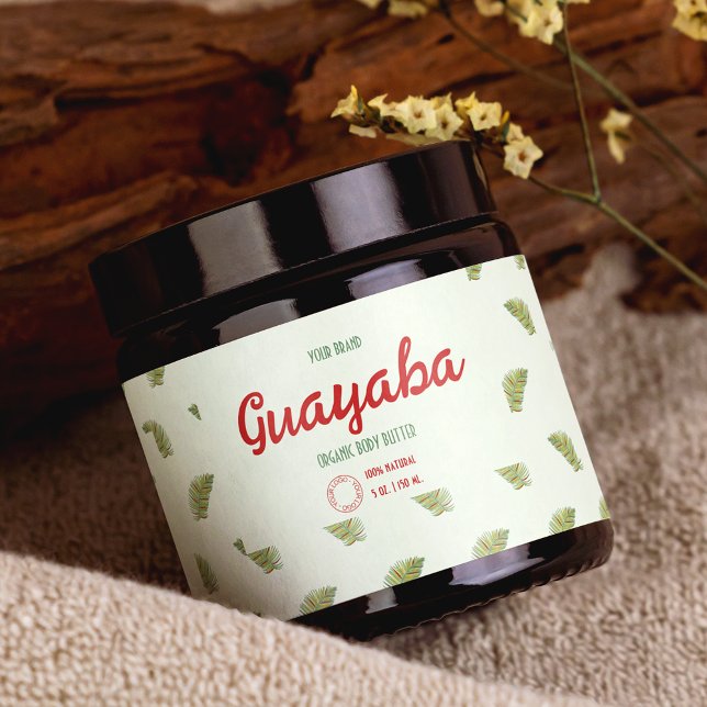 Étiquette Pour Bouteilles D'eau Cosmétiques colorés Tropiques Envelopper le Étique (Créateur téléchargé)