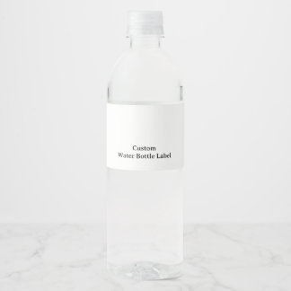 Étiquette Pour Bouteilles D'eau Créez votre propre étiquette de bouteille d'eau 8"