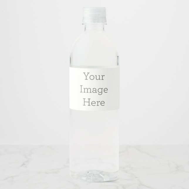 Étiquette bouteille d’eau personnalisée (Devant)