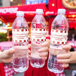 Étiquette Pour Bouteilles D'eau Dernier Slice Pizza Bachelorette faveur