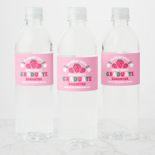 Étiquette Pour Bouteilles D'eau Diplôme Très Sucré Fraise