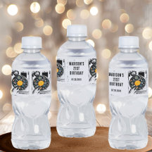 Disque vinyle floral rétro personnalisé