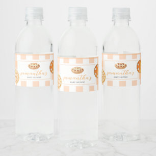 Étiquette Pour Bouteilles D'eau En vichy Baby shower Little Cutie Pie