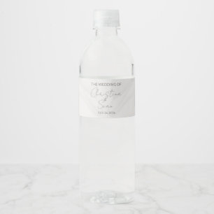 Étiquette Pour Bouteilles D'eau Ensemble de Étiquette mariage de bouteille d'eau