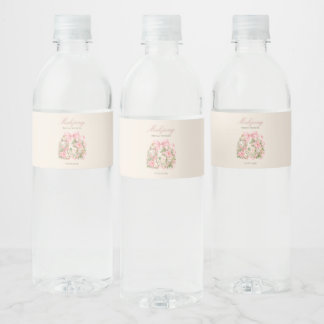 Étiquette Pour Bouteilles D'eau enterrement de vie de jeune fille Mahjong