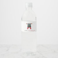 Étiquette coréen Doljanchi bouteille d'eau