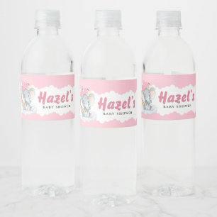 Étiquette Pour Bouteilles D'eau Étiquette de bouteille d'eau Baby shower de fille