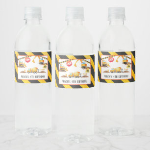 Étiquette Pour Bouteilles D'eau Étiquette de bouteille d'eau de construction - WH