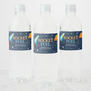 Étiquette Pour Bouteilles D'eau Étiquette de bouteille d'eau de l'espace carburant