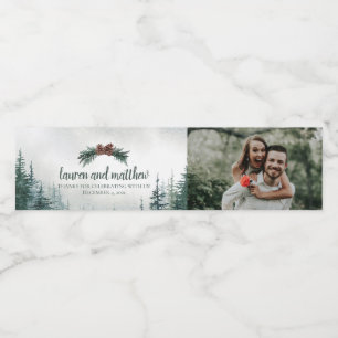 Étiquette Pour Bouteilles D'eau Étiquette de bouteille d'eau de mariage rustique '