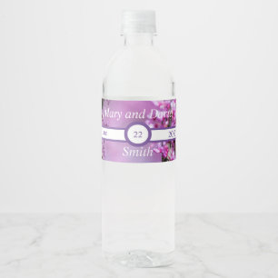 Étiquette Pour Bouteilles D'eau Étiquette de bouteille d'eau Mariage Avondale Redb
