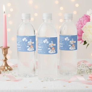 Étiquette Pour Bouteilles D'eau Étiquette de bouteille d'eau pour bébé garçon Aqiq
