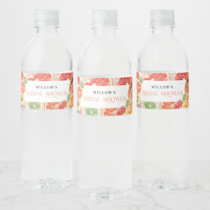 Étiquette Pour Bouteilles D'eau Étiquette de bouteille d'eau pour douche de mariée