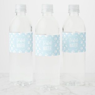 Étiquette Pour Bouteilles D'eau fête d'anniversaire chiot toilette bouteille d'eau
