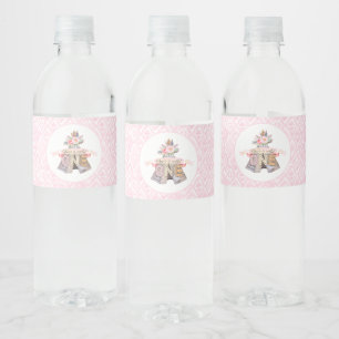 Étiquette Pour Bouteilles D'eau Floral Boho Tribal Teepee Wild Un 1er anniversaire