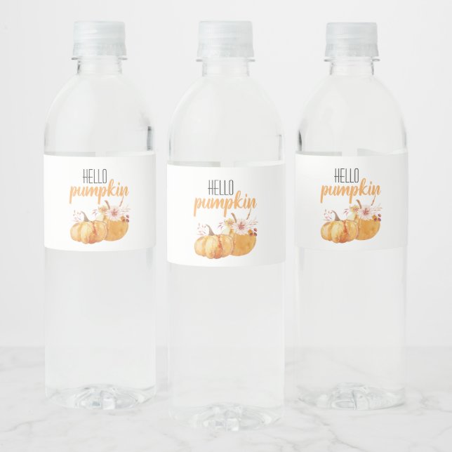 Étiquette Pour Bouteilles D'eau Flowers (Bouteilles)