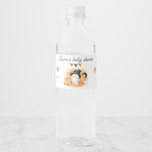 Étiquette Pour Bouteilles D'eau Halloween Baby shower Little Boo