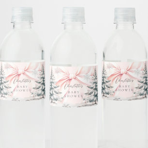 Étiquette Pour Bouteilles D'eau Il fait froid à l'extérieur du Baby shower de la B