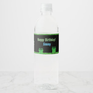 Étiquette Pour Bouteilles D'eau Jeu à thème Anniversaire fête