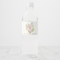Joli Baby shower Feuilleté Rose Foliage Fille Vête