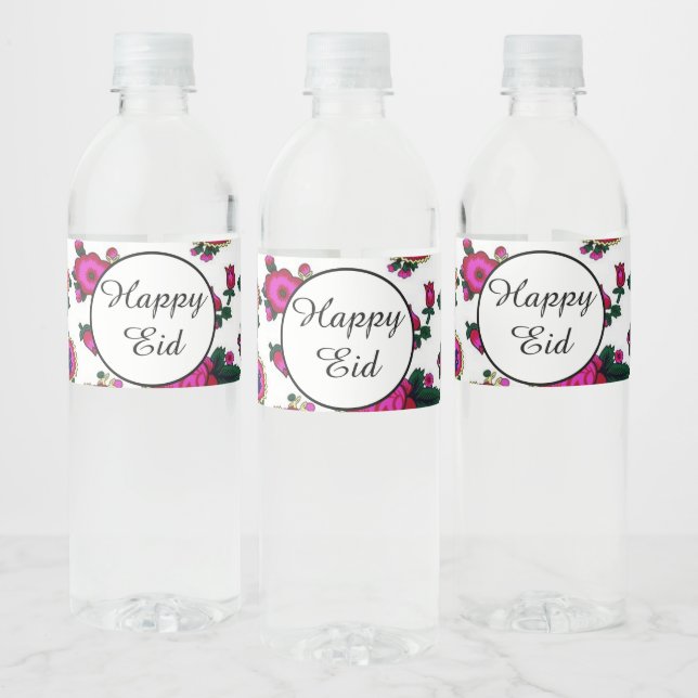 Étiquette Pour Bouteilles D'eau Joyeux Aïd (Bouteilles)