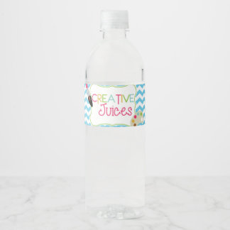 Étiquette Pour Bouteilles D'eau Jus créatifs Étiquette bouteille d'eau