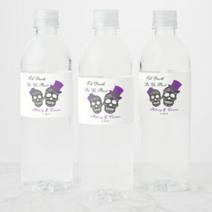 Étiquette Pour Bouteilles D'eau Jusqu'à ce que la mort nous sépare   Mariage viole