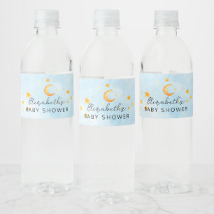 Étiquette Pour Bouteilles D'eau Little Lion C'est un garçon Watercolor Baby shower