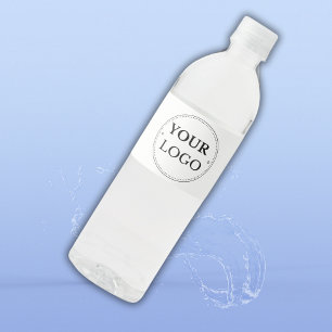 Étiquette Pour Bouteilles D'eau Logo d'entreprise moderne professionnel