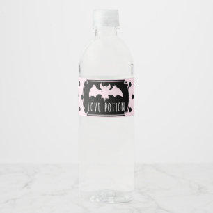Étiquette Pour Bouteilles D'eau Love Potion Halloween Fille Anniversaire
