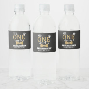 Étiquette Pour Bouteilles D'eau M. ONEderful 1st Birthday Party Favor