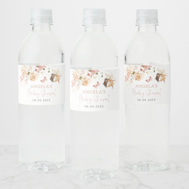Étiquette Pour Bouteilles D'eau Magique Fairy Garden Étiquette de bouteille d'eau (Bouteilles)