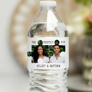 Étiquette Pour Bouteilles D'eau Mariage ajustement parfait de pièce de puzzle